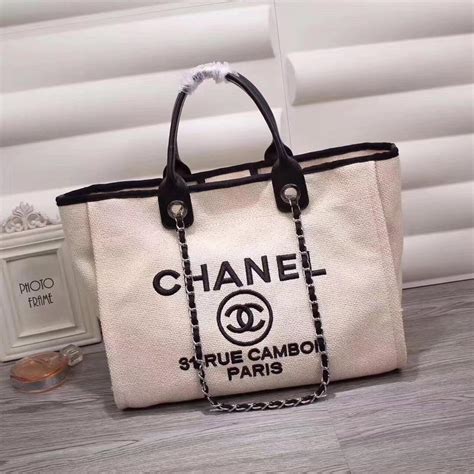 chanel beach tote replica